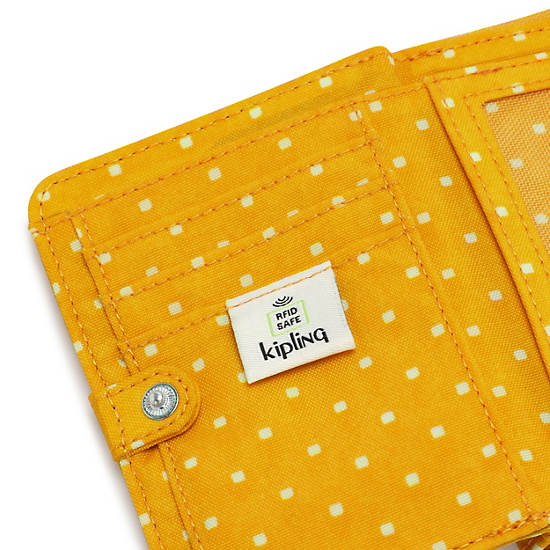 Kipling Money Love Classic Printed Small Wallet Pénztárca Sárga | HU 2199OK